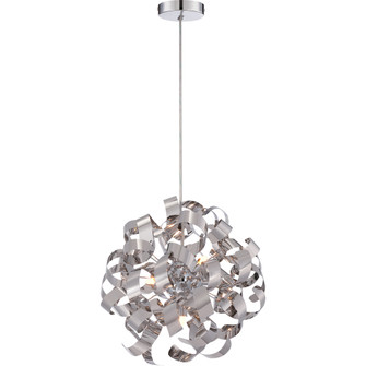 Ribbons Five Light Pendant in Polished Chrome (10|RBN2817C)