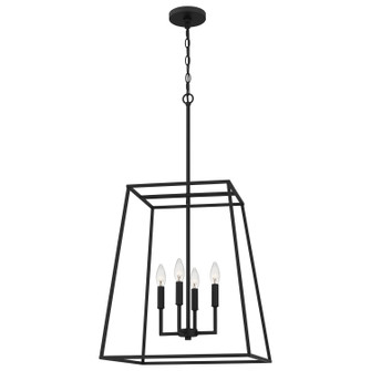 Prescott Four Light Pendant in Matte Black (10|PRC2818MBK)