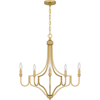 Mabel Five Light Chandelier in Light Gold (10|MAB5026LG)