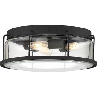Ludlow Three Light Flush Mount in Earth Black (10|LUD1613EK)