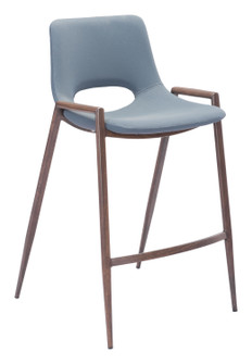 Desi Counter Chair in Gray, Walnut (339|101692)