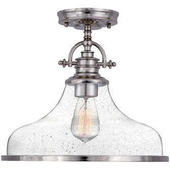 Grant One Light Semiflush Mount in Brushed Nickel (10|GRTS1714BN)