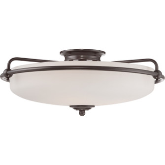 Griffin Four Light Flush Mount in Palladian Bronze (10|GF1621PN)