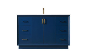 Hayes SIngle Bathroom Vanity in Blue (173|VF19654BL)