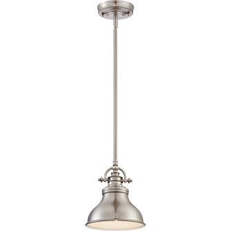 Emery One Light Mini Pendant in Brushed Nickel (10|ER1508BN)