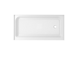 Laredo Single Threshold Shower Tray in Glossy White (173|STY01-R6032)
