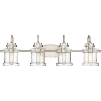 Danbury Four Light Bath Fixture in Brushed Nickel (10|DNY8604BN)