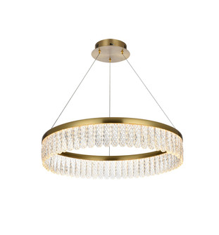 Rune LED Chandelier in Satin Gold (173|2060D24SG)