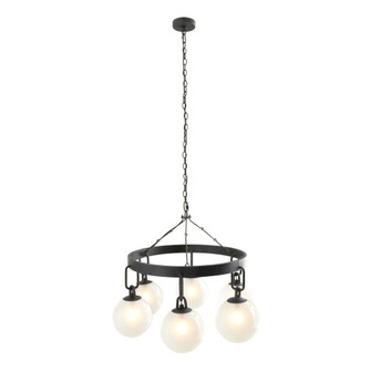 Bailey Chandelier in Bronze, Frosted Glass (314|DMI08)