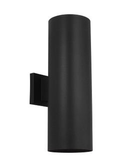 Outdoor Cylinders Two Light Wall Lantern in Textured Black (454|SLO1172TXB)