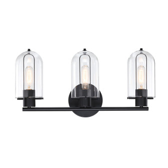 Skylar Three Light Vanity in Matte Black (43|D332M-3B-MB)