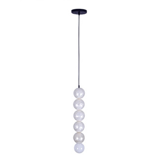 Pearls One Light Pendant in Matte Black (33|522013MB)