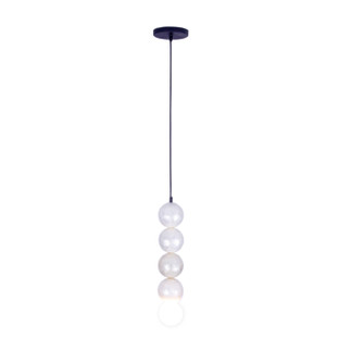 Pearls One Light Pendant in Matte Black (33|522012MB)