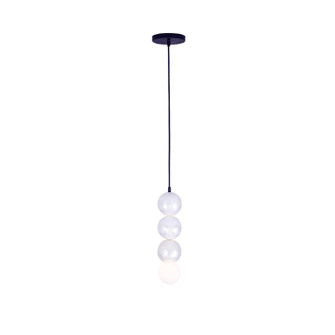 Pearls One Light Pendant in Matte Black (33|522011MB)