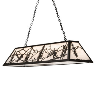 Alpine Nine Light Pendant in Textured Black (57|265410)