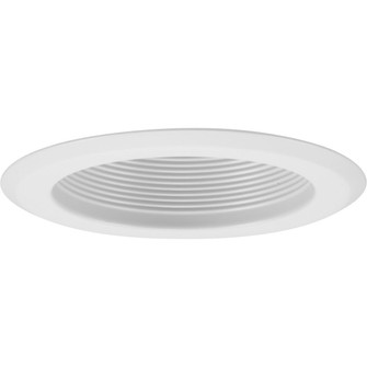 Recessed 5'' Recessed Step Baffle Trim for 5'' Housing in White (54|P868-28)