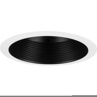 6In Recessed Shallow One Light Baffle Trim in Black (54|P806006-031)