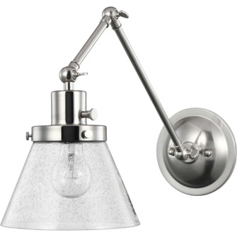 Hinton One Light Swing Arm Wall Lamp in Brushed Nickel (54|P710094-009)