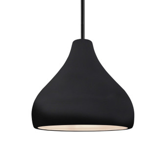 Radiance One Light Pendant in Gloss Black (102|CER-6563-BLK-MBLK-RIGID)
