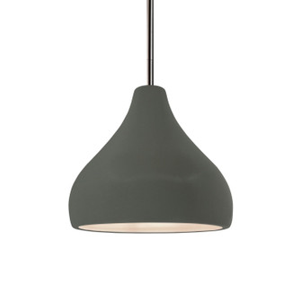 Radiance One Light Pendant in Pewter Green (102|CER-6560-PWGN-NCKL-RIGID)