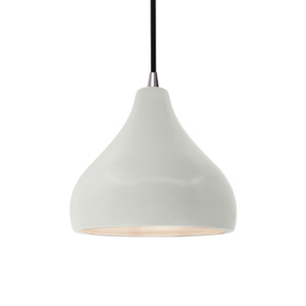 Radiance One Light Pendant in Matte White (102|CER-6560-MAT-NCKL-BKCD)