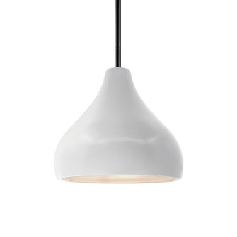 Radiance One Light Pendant in Bisque (102|CER-6560-BIS-MBLK-RIGID)