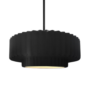 Radiance One Light Pendant in Carbon - Matte Black (102|CER-6553-CRB-MBLK-RIGID)