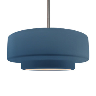 Radiance One Light Pendant in Midnight Sky w/ Matte White (102|CER-6545-MDMT-NCKL-RIGID)