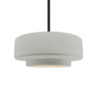 Radiance One Light Pendant in Bisque (102|CER-6543-BIS-MBLK-RIGID)