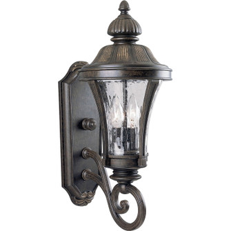 Nottington Two Light Wall Lantern in Forged Bronze (54|P5835-77)