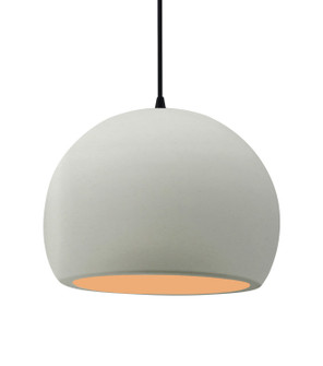 Radiance One Light Pendant in Matte White w/ Champagne Gold (102|CER-6535-MTGD-MBLK-BKCD)