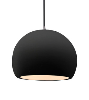 Radiance One Light Pendant in Carbon - Matte Black (102|CER-6535-CRB-NCKL-BKCD)