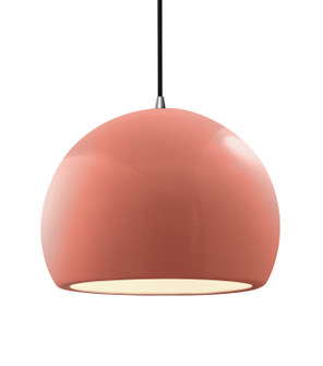 Radiance One Light Pendant in Gloss Blush (102|CER-6535-BSH-NCKL-BKCD)