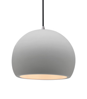 Radiance One Light Pendant in Bisque (102|CER-6535-BIS-NCKL-BKCD)