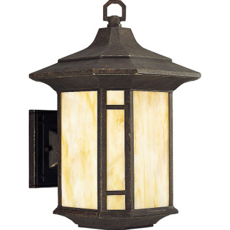 Arts and Crafts One Light Wall Lantern in Weathered Bronze (54|P5629-46)