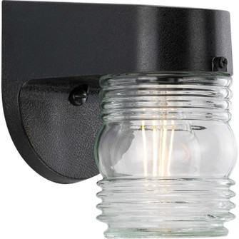 Polycarbonate Outdoor One Light Wall Lantern in Black (54|P5612-31)