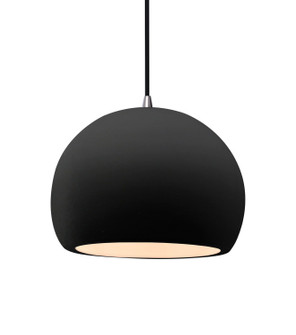 Radiance One Light Pendant in Carbon - Matte Black (102|CER-6533-CRB-NCKL-BKCD)