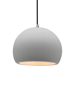 Radiance One Light Pendant in Bisque (102|CER-6533-BIS-NCKL-BKCD)