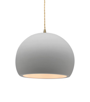 Radiance One Light Pendant in Bisque (102|CER-6533-BIS-ABRS-BEIG-TWST)