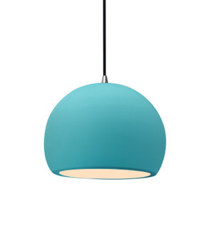 Radiance One Light Pendant in Reflecting Pool (102|CER-6530-RFPL-NCKL-BKCD)