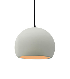 Radiance One Light Pendant in Matte White w/ Champagne Gold (102|CER-6530-MTGD-MBLK-BKCD)