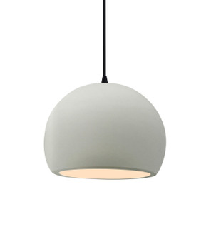 Radiance One Light Pendant in Matte White (102|CER-6530-MAT-MBLK-BKCD)