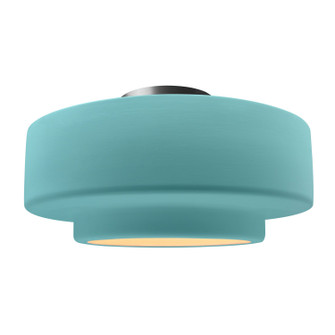 Radiance One Light Semi-Flush Mount in Reflecting Pool (102|CER-6365-RFPL-NCKL)