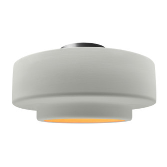 Radiance One Light Semi-Flush Mount in Matte White w/ Champagne Gold (102|CER-6365-MTGD-NCKL)