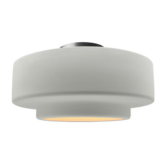 Radiance One Light Semi-Flush Mount in Matte White (102|CER-6365-MAT-NCKL)