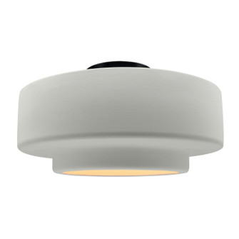 Radiance One Light Semi-Flush Mount in Matte White (102|CER-6365-MAT-MBLK)