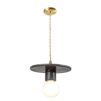 Radiance One Light Pendant in Gloss Grey (102|CER-6320-GRY-ABRS-BEIG-TWST)