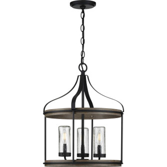 Brenham Three Light Outdoor Pendant in Black (54|P500235-031)