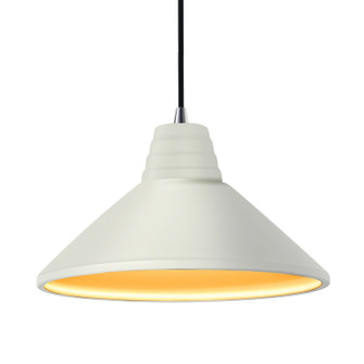 Radiance One Light Pendant in Terra Cotta (102|CER-6200-TERA-NCKL-BEIG-TWST)