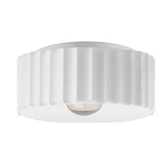 Radiance One Light Outdoor Flush Mount in Gloss White (102|CER-6187W-WHT)